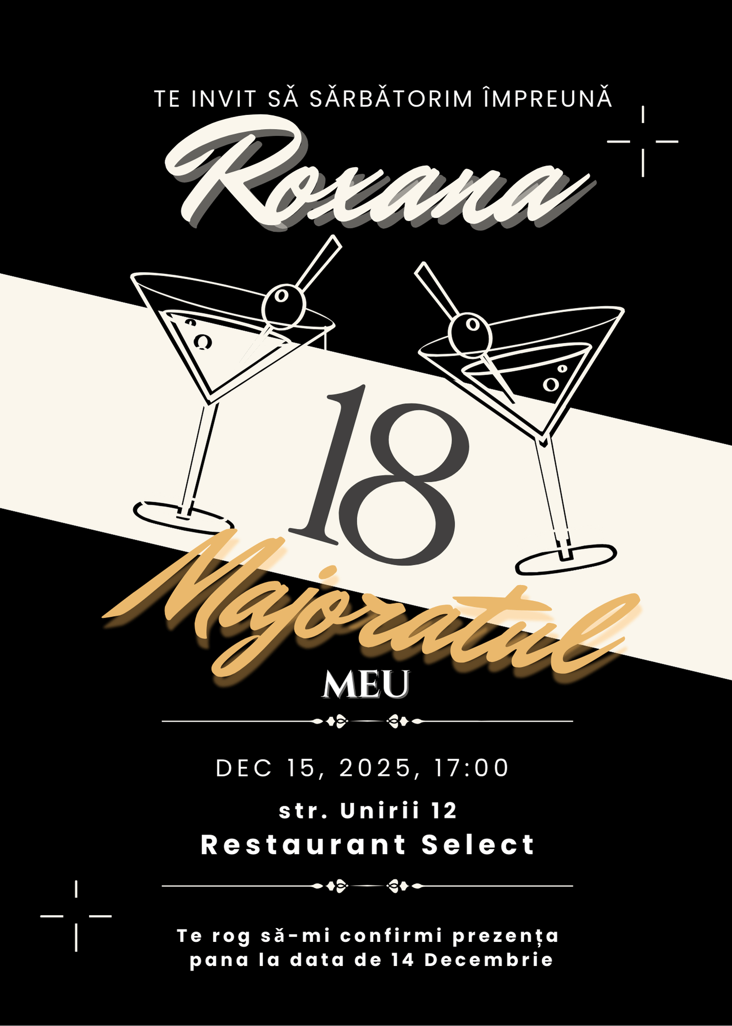 Invitatie digitala craciun model 1