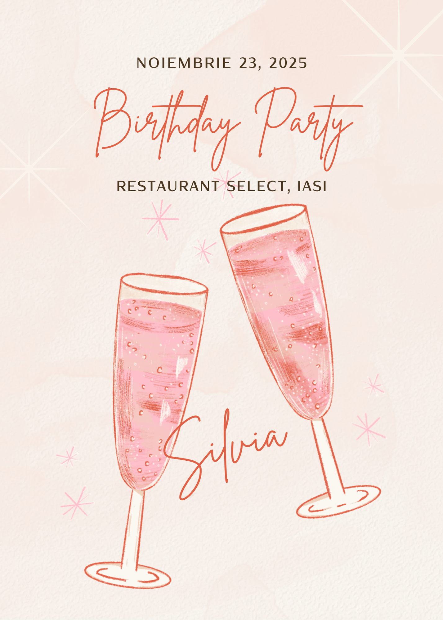 Invitatie digitala aniversare model 21