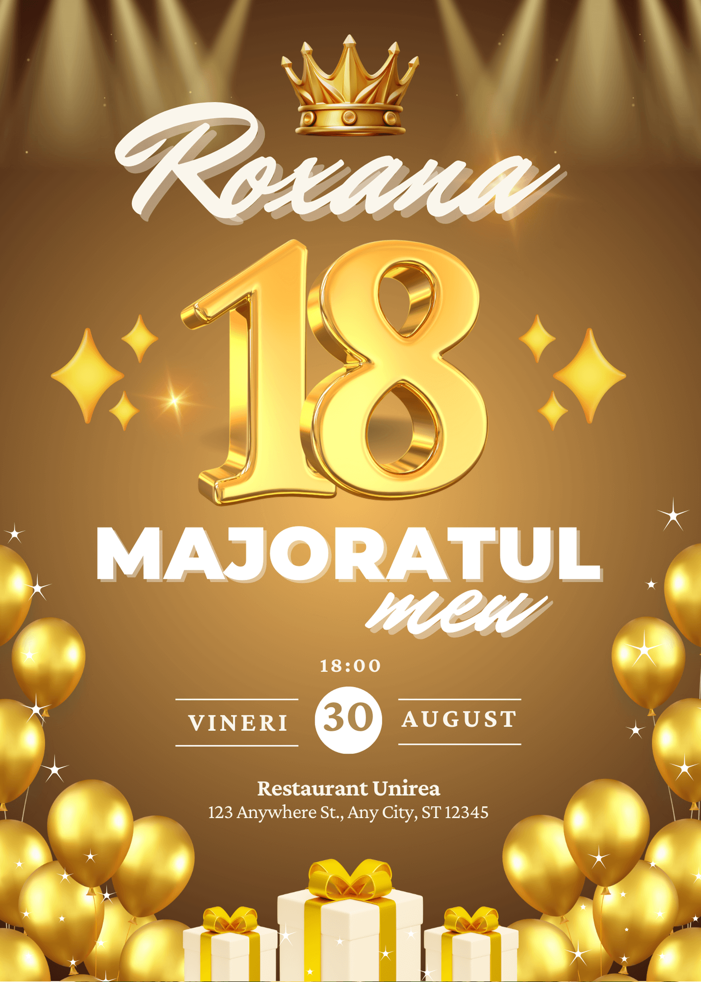 Invitatie digitala craciun model 3