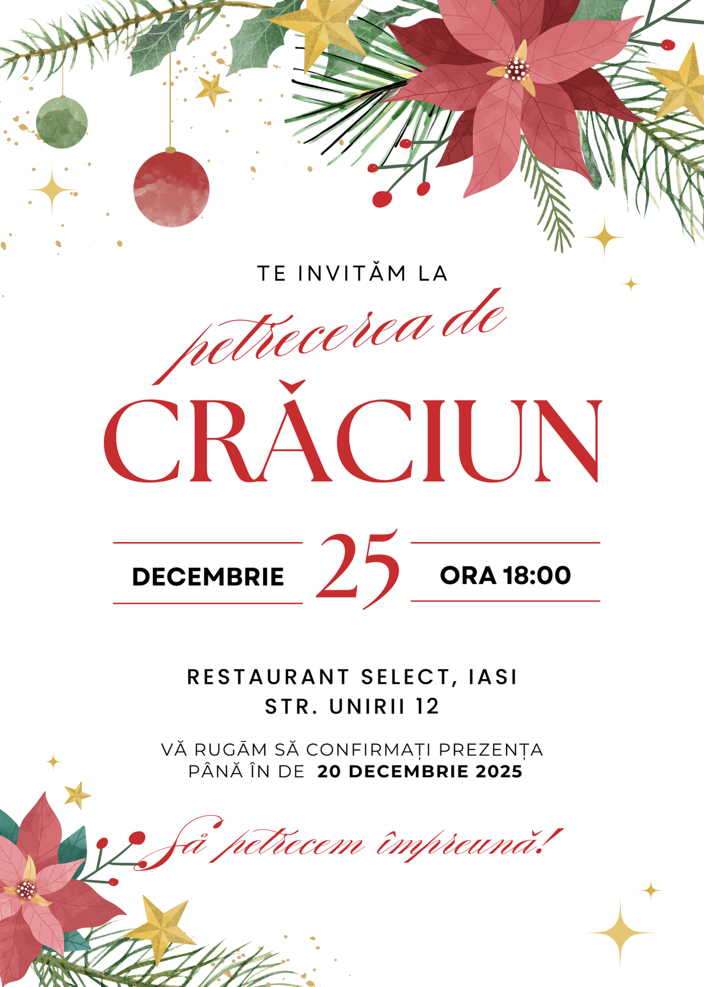 invitatie digitala de craciun model 11