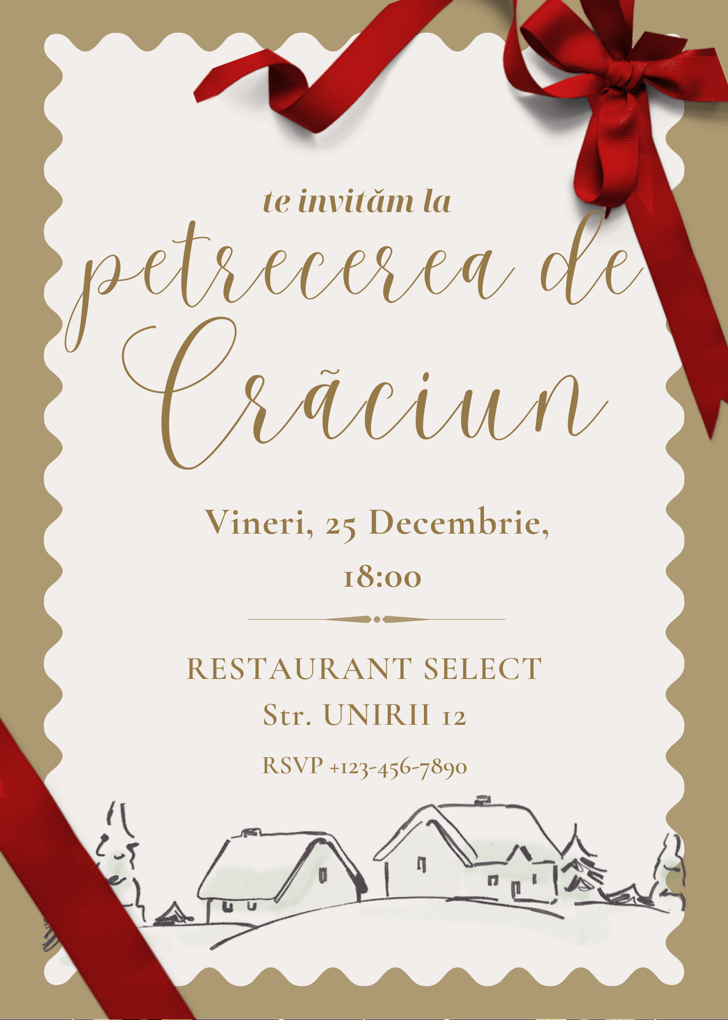 invitatie digitala de craciun model 13