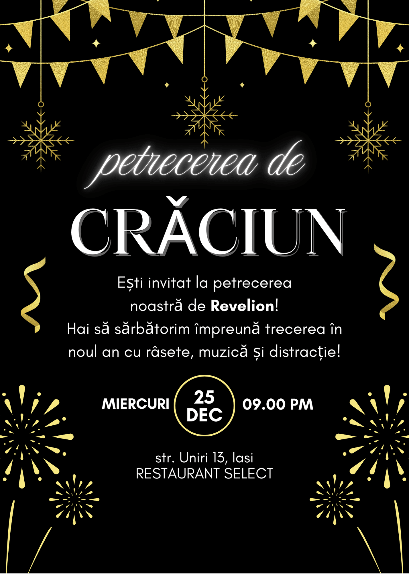 invitatie digitala de craciun model 14