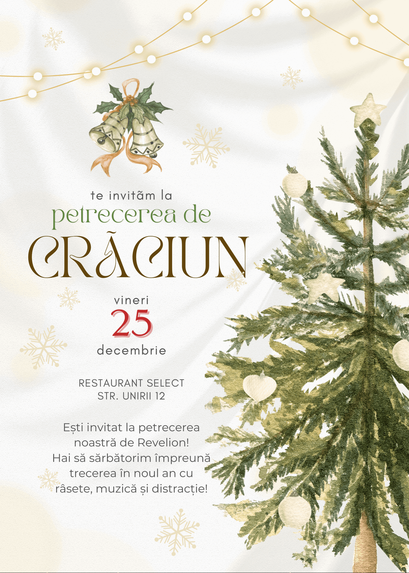 invitatie digitala de craciun model 2