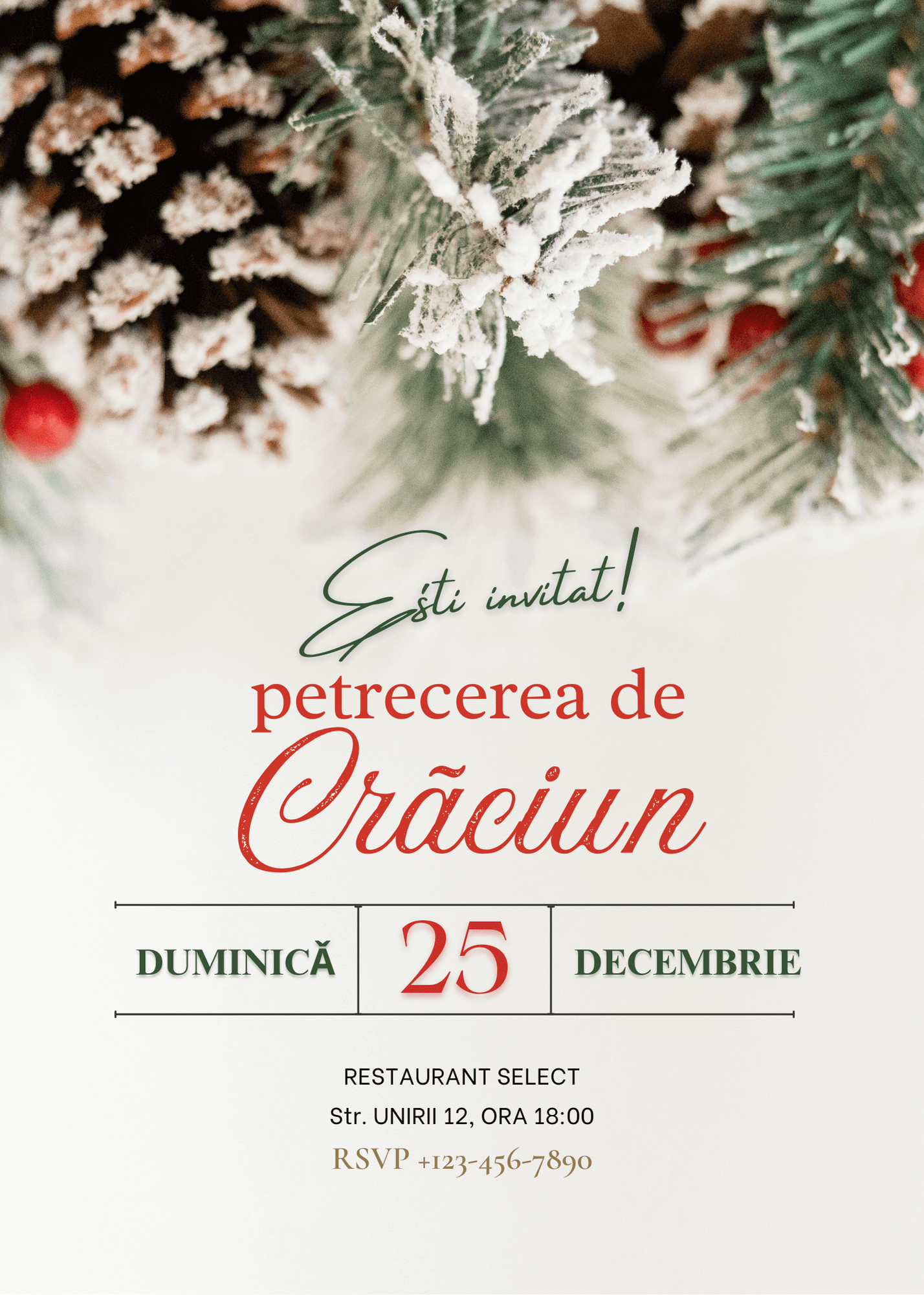 invitatie digitala de revelion model 6