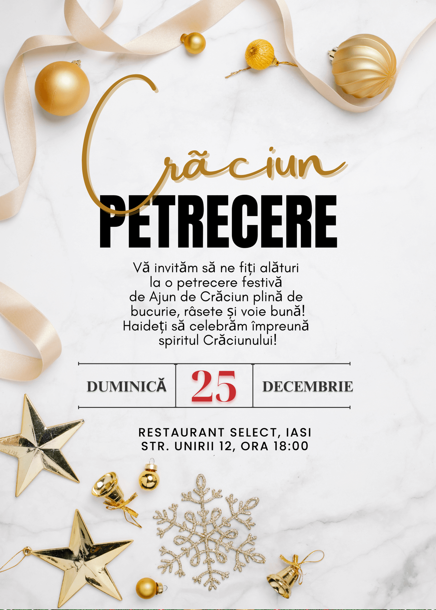 invitatie digitala de craciun model 9